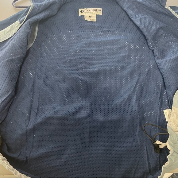 Columbia Packable Fishing Coat – Zip-Off Sleeves, Blue, Size Medium - Picture 6 of 9